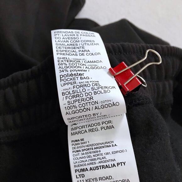 Puma NWT Performance Black Sweat Shorts Men L - Picture 10 of 10